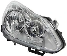 Priekinis žibintas TYC Opel Corsa D 2006-