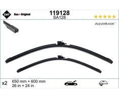 Valytuvai SWF AquaBlade 650/600mm