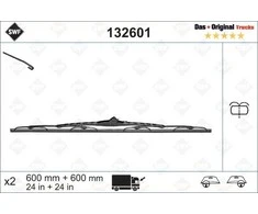 Valytuvai SWF Truck 600/600mm