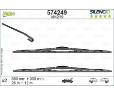 Valytuvai Valeo Silencio 650/280mm