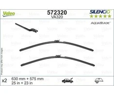 Valytuvai Valeo Silencio Aquablade 630/575mm