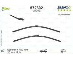 Valytuvai Valeo Silencio Aquablade 650/480mm