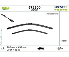 Valytuvai Valeo Silencio Aquablade 700/450mm