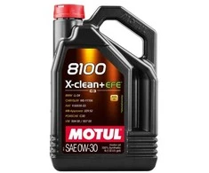 Variklio alyva Motul 8100 XCLEAN+ EFE 0W30, 5L