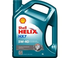 Variklio alyva Shell Helix HX7 5W40, 4L