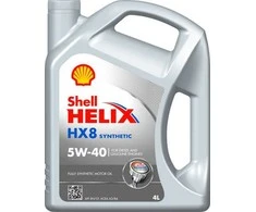 Variklio alyva Shell Helix HX8 5W40, 4L