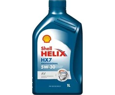 Variklio alyva Shell Helix Professional HX7 AV 5W30, 1L