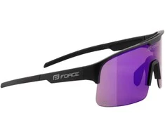 Sportiniai akiniai Force Spire juodi su violetiniais lęšiais