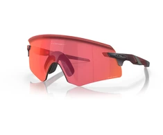 Oakley Encoder sportiniai akiniai nuo saulės, matiniai raudoni su „Prizm Trail Torch“ lęšiais