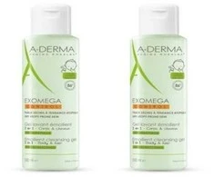 A Derma EXOMEGA CONTROL emollient gel 2in1 pack 2 x 500 ml
