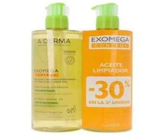 A derma exomega huile lavante 2x500ml