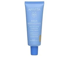 Apivita Aqua Beelicious Healthy Glow drėkinamasis fluidas „Kreminis“ SPF 30, 40 ml