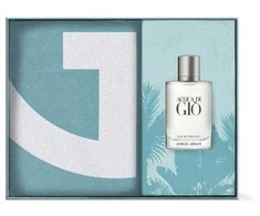Kvepalų rinkinys vyrams Giorgio Armani Acqua di Gio (EDT, 100 ml + rankšluostis)
