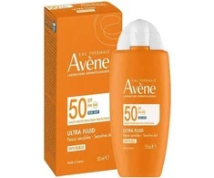 Avène Ultra Fluid SPF 50 apsauginis veido fluidas nuo saulės, 50 ml