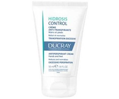 Ducray Hydrosis Control Kreminis prakaitavimą normalizuojantis kremas veidui, rankoms ir pėdoms, 50 ml