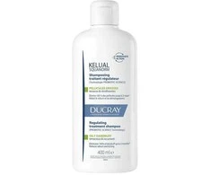 Ducray Šampūnas for oily dandruff Kelual Squanorm (Regulating Treatment Šampūnas) 400mlml ampulės plaukams Moterims