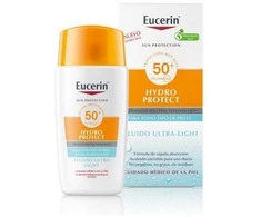 "Eucerin Hydra Protect Ultra Light Fluid apsauginis veido kremas nuo saulės su SPF50+ 50ml