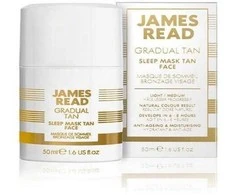 James Read - Laipsniškas įdegis - Miego kaukė veidui, skirta įdegiui, 50 ml