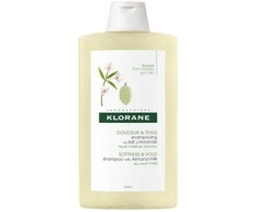 "Klorane" apimtį didinantis šampūnas su migdolų pienu 400ml