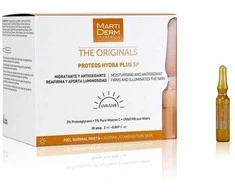 Martiderm Proteos Hydra Plus SP15 drėkinamosios ampulės veidui, 30 vnt. x 2 ml