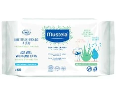 Mustela Biodegradable Wipes 60 Units