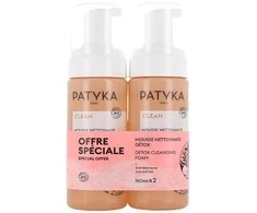 detoksikuojančios prausimosi putos Patyka Mousse Nettoyante Detox 2x 150ml