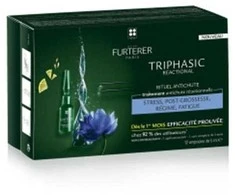 Rene Furterer Triphasic Anti-Hair Loss Treatment ampulės nuo plaukų slinkimo, 12 x 5 ml