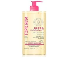 Topicrem Ultra-Hydratant Shower Oil valomasis dušo aliejus sausai ir jautriai odai, 1000 ml