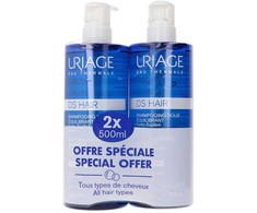 Uriage d.s champu suave regulador 2x500m