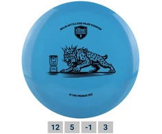 Diskgolfo diskas DISCMANIA Distance Driver Q-LINE PREMIER DD3 Champions Cup 2026 Mėlyna