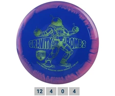 Blue Diskgolfo diskas Distance Driver S-LINE HORIZON PD2 Gravity Bomb 2 Mėlyna/Rožinė