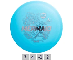 Blue Diskgolfo diskas Fairway Driver MERMAID Active neskęstantis Light Mėlyna