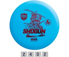 Blue Mėlyna Diskgolfo diskas Putter SHOGUN Active Light Mėlyna