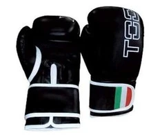 Bokso pirštinės TOORX Leopard 12oz juoda eko oda