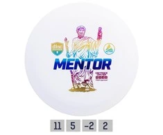 Discmania Diskgolfo diskas Distance Driver MENTOR Active Baltas