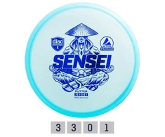 Discmania Diskgolfo diskas Putter SENSEI Active Premium Mėlyna