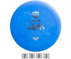 Diskgolfo diskas Putter SOFT EXO LINK Evolution Mėlyna