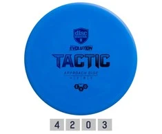 Blue Diskgolfo diskas Midrange Driver SOFT EXO TACTIC Evolution Light Mėlyna