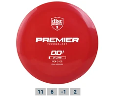 Diskgolfo diskas Distance Driver Q-LINE PREMIER DD1 Raudona