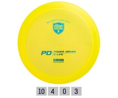 Discmania Diskgolfo diskas Distance Driver C-LINE PD Geltona