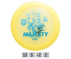 Discmania Diskgolfo diskas Distance Driver MAJESTY Active Premium Geltona