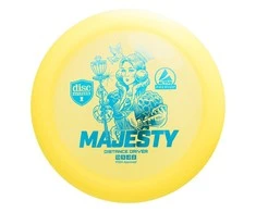 Discmania Diskgolfo diskas Distance Driver MAJESTY Active Premium Geltona