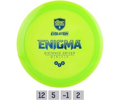 Diskgolfo diskas Distance Driver NEO ENIGMA Evolution Žalias