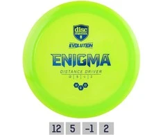 Diskgolfo diskas Distance Driver NEO ENIGMA Evolution Žalias