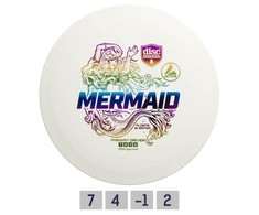 Diskgolfo diskas Fairway Driver MERMAID Active neskęstantis Baltas