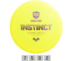 Diskgolfo diskas Fairway Driver NEO INSTINCT Evolution Geltona