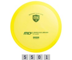 Diskgolfo diskas Midrange Driver C-LINE MD3 Geltona