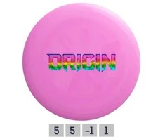 Diskgolfo diskas Midrange Driver NEO ORIGIN Origin Barstamp Violetinė
