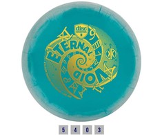 Diskgolfo diskas Midrange Driver S-LINE MD4 ETERNAL VOID Teal/Sidabrinis