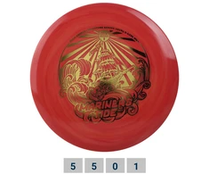 Diskgolfo diskas Midrange Driver S-LINE SWIRL MD3 Mariners Tide Geltona/Raudona